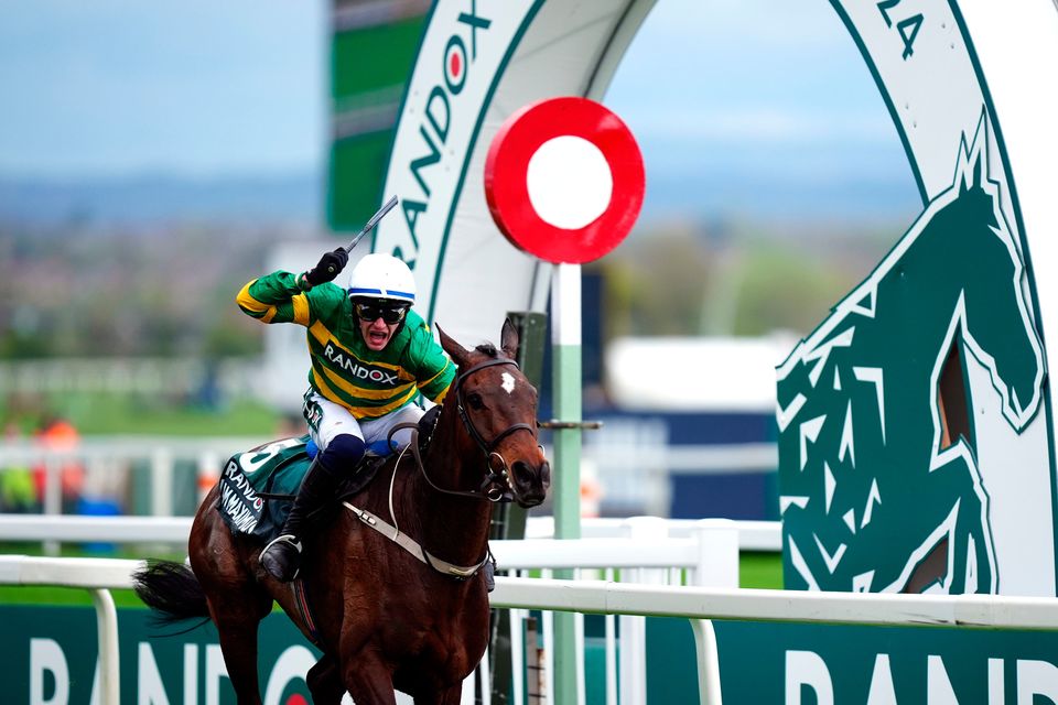 I Am Maximus winning the Aintree Grand National this year. Photo: The Jockey Club/Aintree Racecourse.